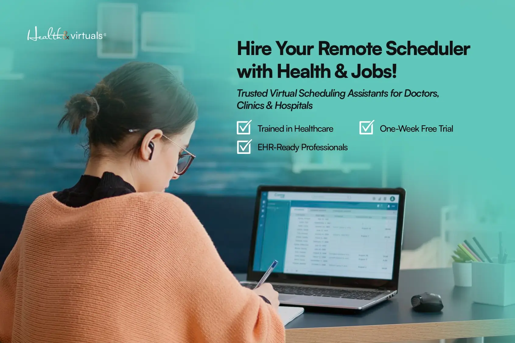 Hire Your Remote Scheduler with Health & Jobs!