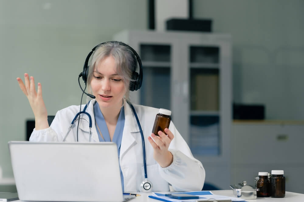 Physician Assistant Prescribing medicines to a patient remotely