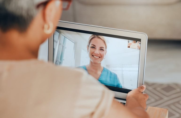 Psychiatric Mental Health Nurse Practitioner following up with a patient remotely