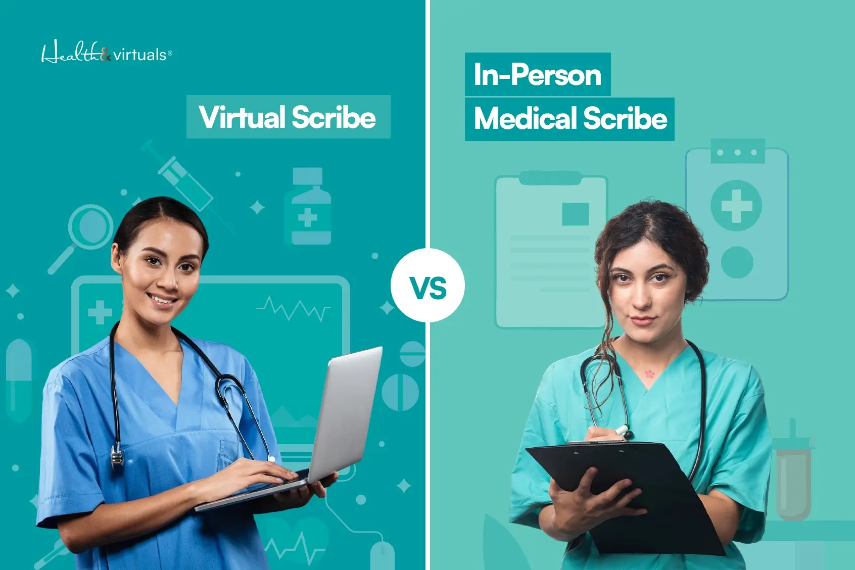 Virtual Scribe vs In-Person Medical Scribe
