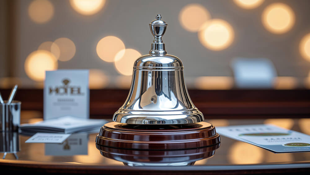 Illustration of hospitality virtual assistant managing work increasing increasing ROI