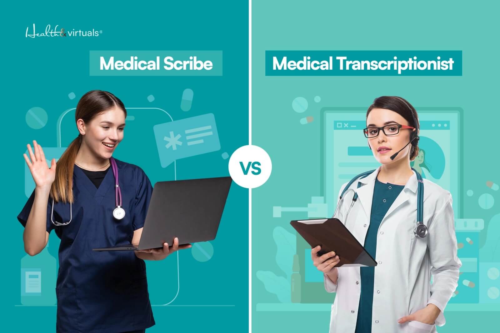 Medical Scribe vs Medical Transcriptionist