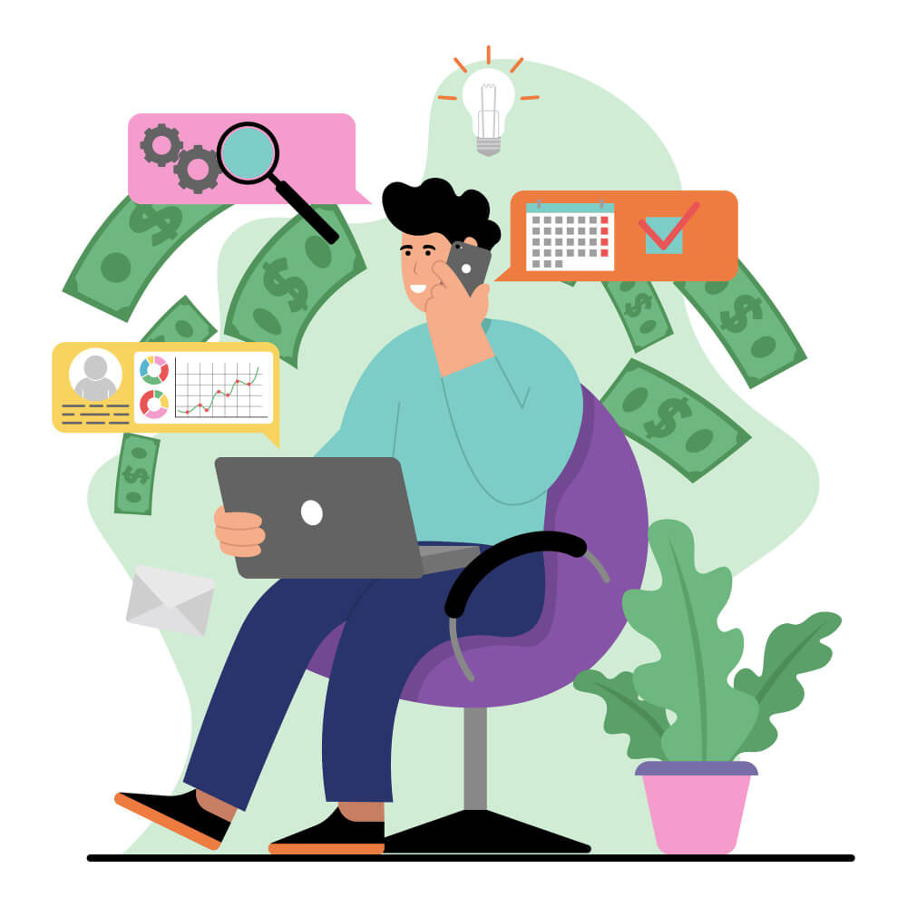 orientation concept illustrating introduction to company culture policies ,hiring cot and employee cost