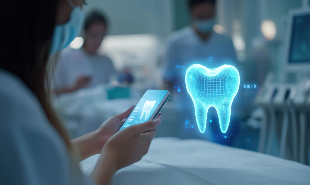 Busy dental clinic supported by virtual dental administration services for smooth front-desk operations.